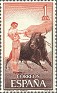 Spain 1960 Bullfighting 1 PTA Green Edifil 1261. España 1959 1261. Uploaded by susofe